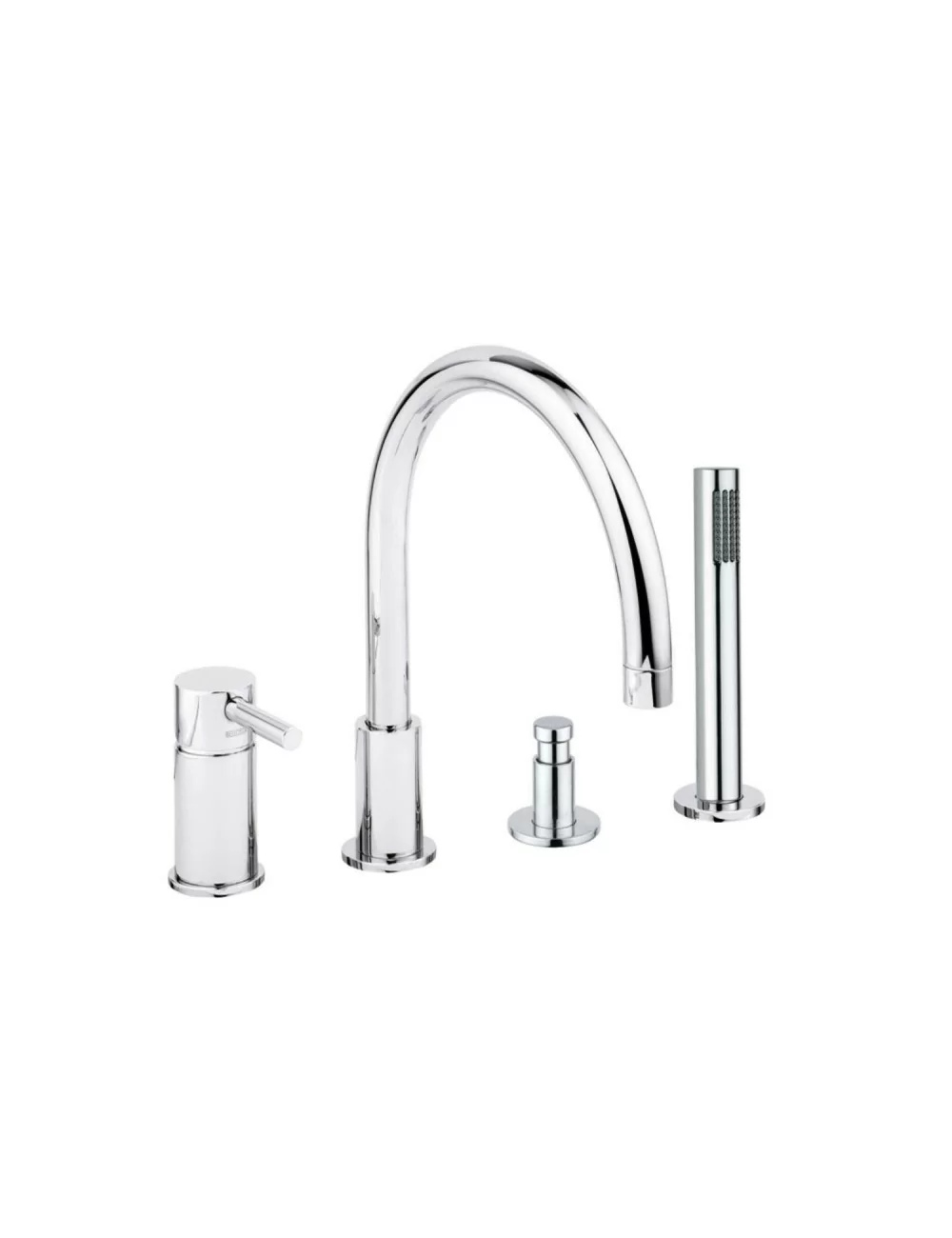 deck-mounted bath mixer 0401-2-A model Bambù collection