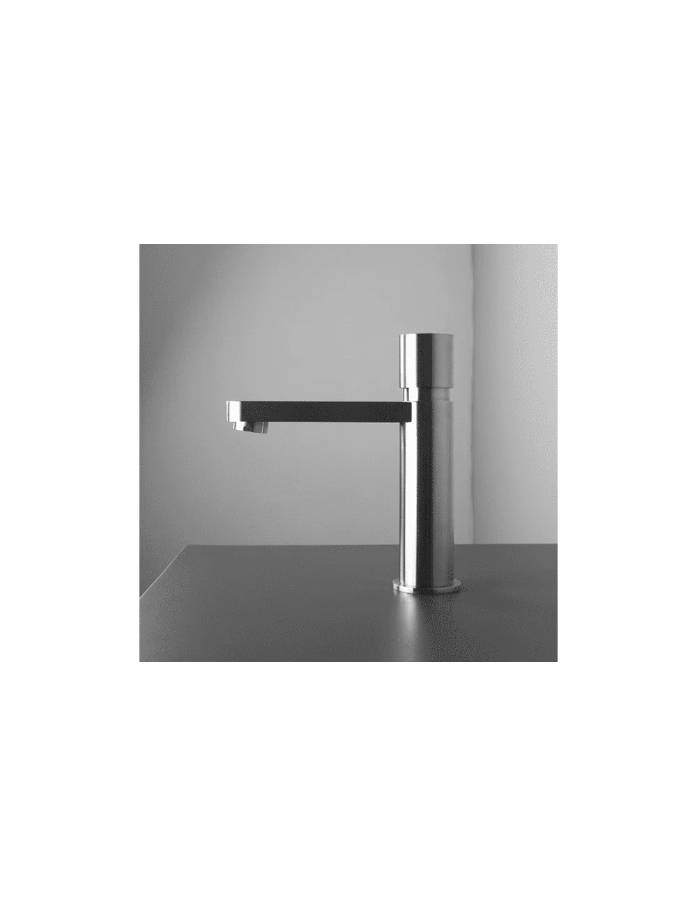 Stainless steel washbasin mixer Axis