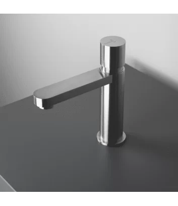 miscelatore lavabo Axis in acciaio inox moderno ed elegante