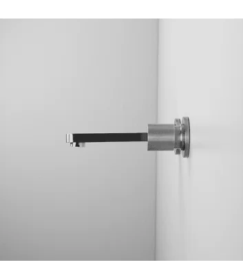 detail profile wall-mounted basin mixer Axis series by Super Inox