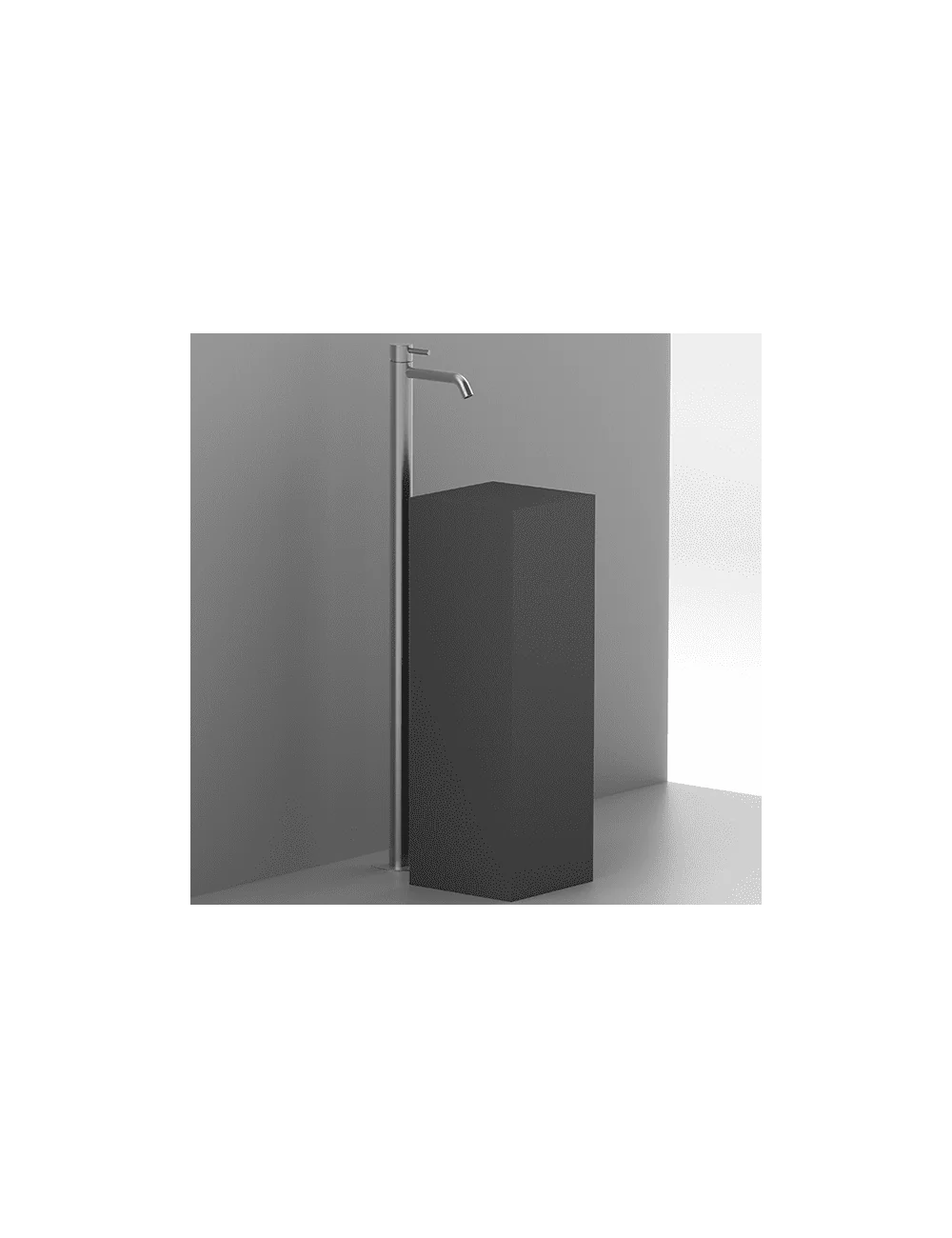 mitigeur de lavabo sur pied en acier inoxydable de Super Inox