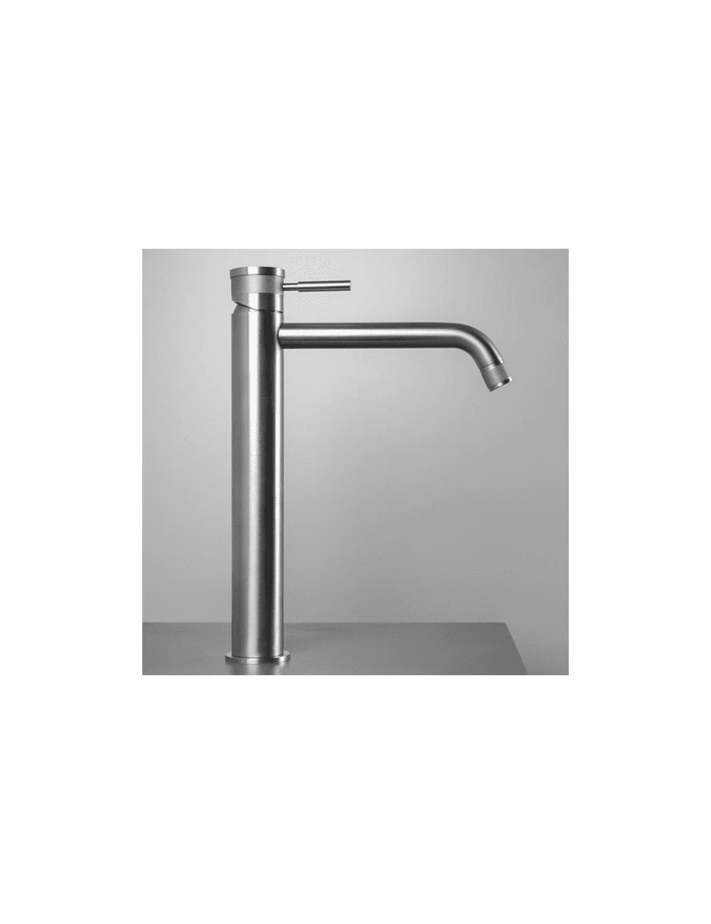 High washbasin mixer in stainless steel Rétro collection by Super Inox