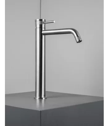 High washbasin mixer in stainless steel 316L Rétro collection by Super Inox