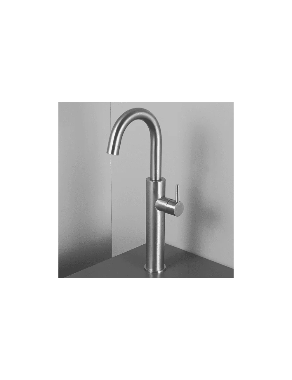 miscelatore lavabo alto serie Dylan in acciaio inox di Super Inox