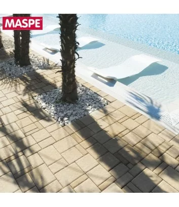 Maspe texxa limestone travertine outdoor tiles close poolside