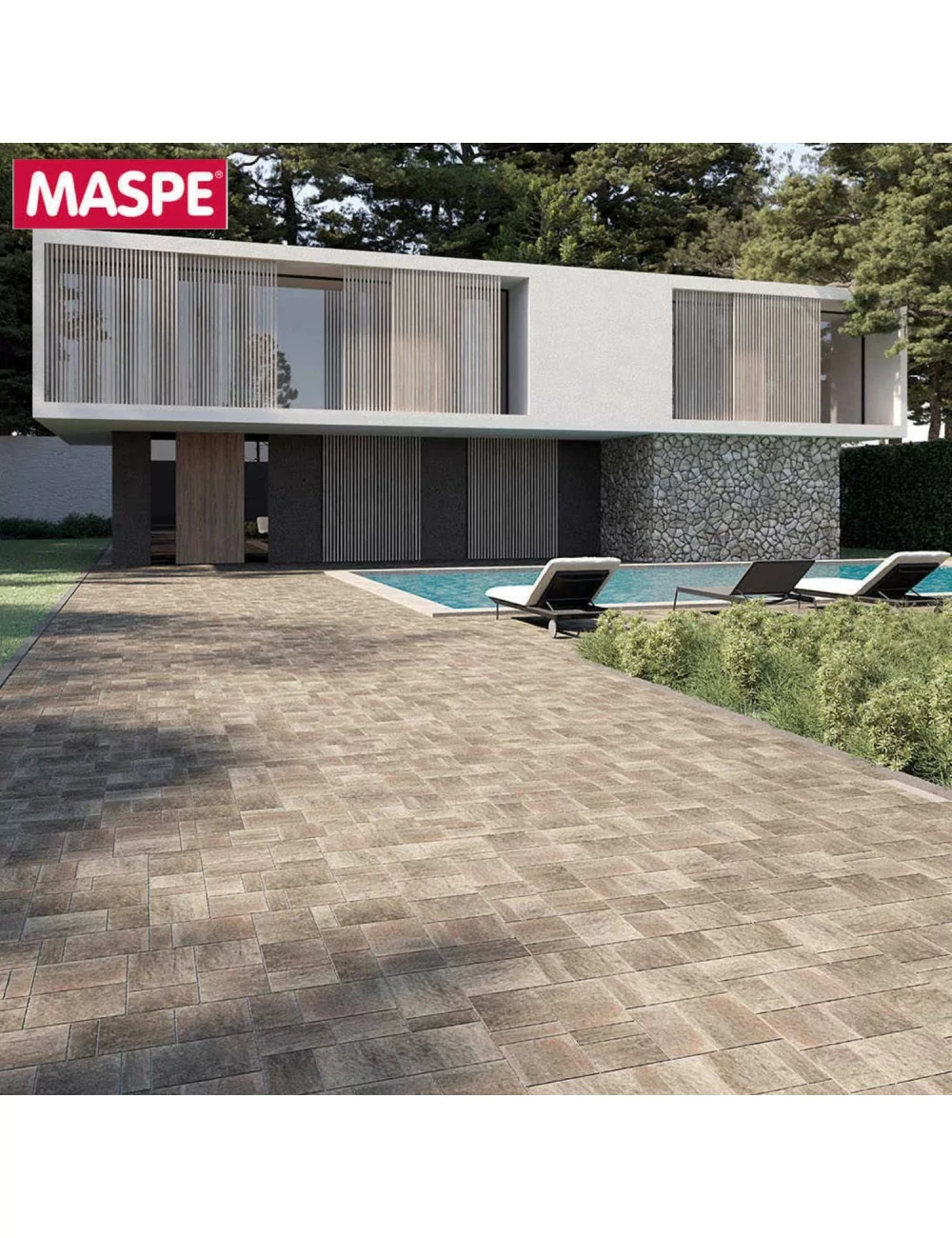 MATRIX ROSSO NERO BEIGE MIX - MASPE