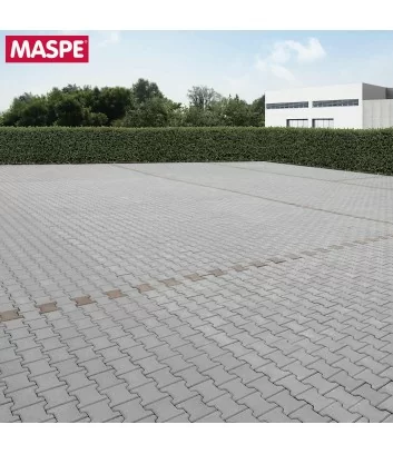 sol exterieur autobloquant pavé double t gris maspe