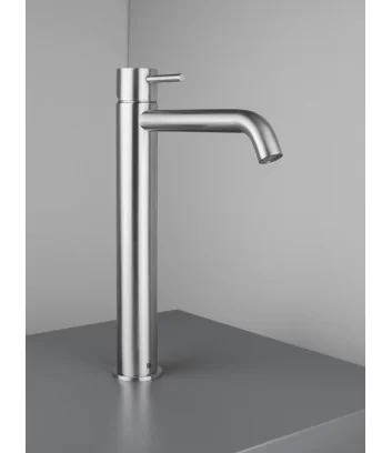 image lateral mitigeur de lavabo haute serie Smith de Super Inox