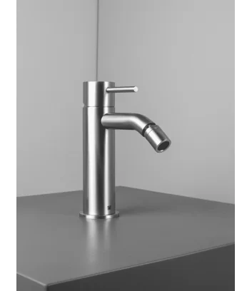 front view stainless steel bidet mixer Smith series