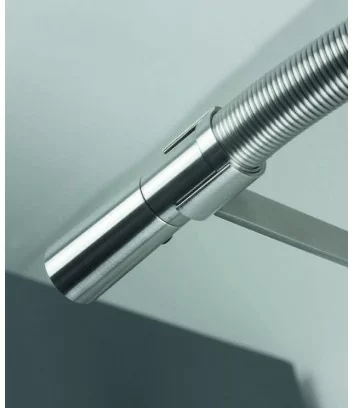 stainless steel kitchen mixer Dylan series spout detail