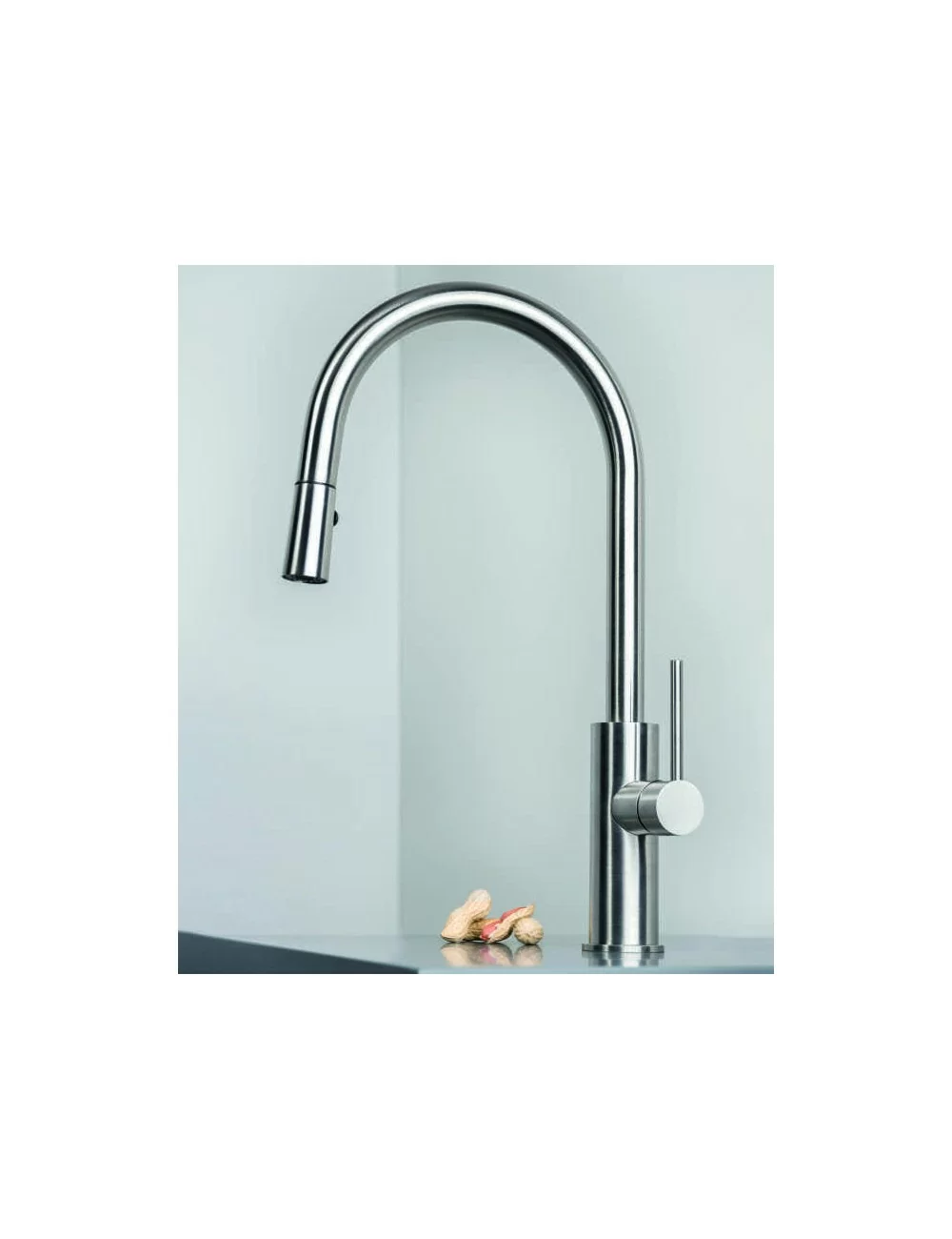 stainless steel kitchen tap with hand shower Dylan series