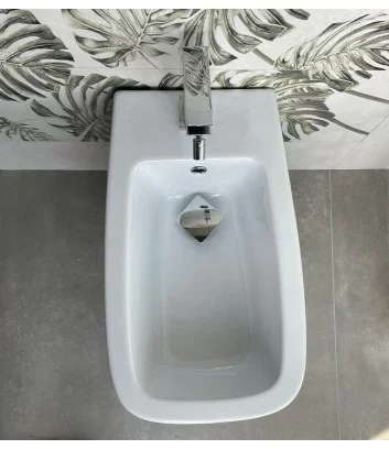 view from above of bidet Nur series by Alice Ceramica