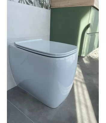 profile view of toilet Nur series by Alice Ceramica