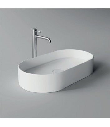 Oval countertop washbasin Hide Alice Ceramica