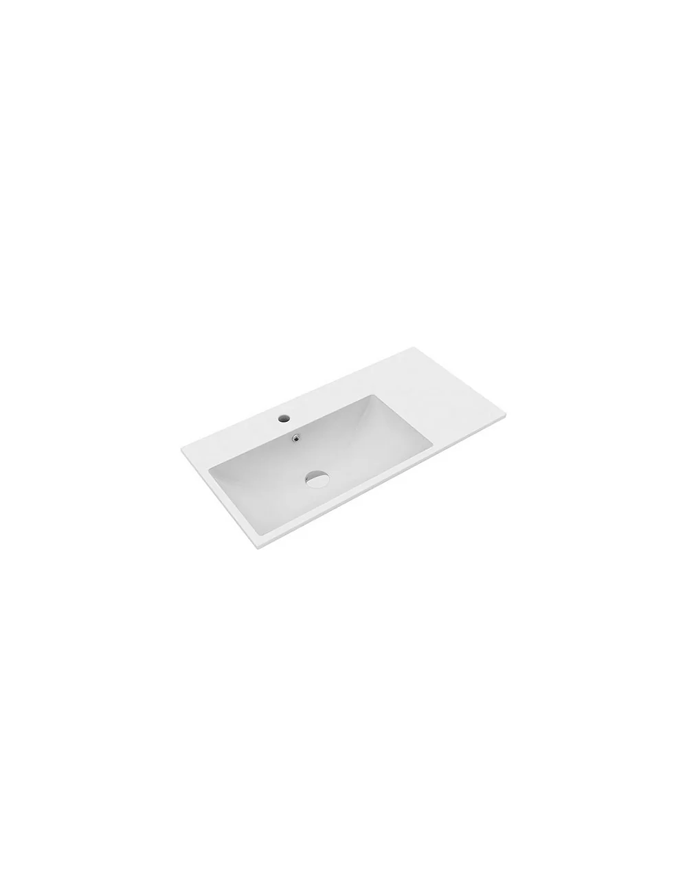 Tutto Evo series recessed washbasin by Olympia ceramica size 90x45