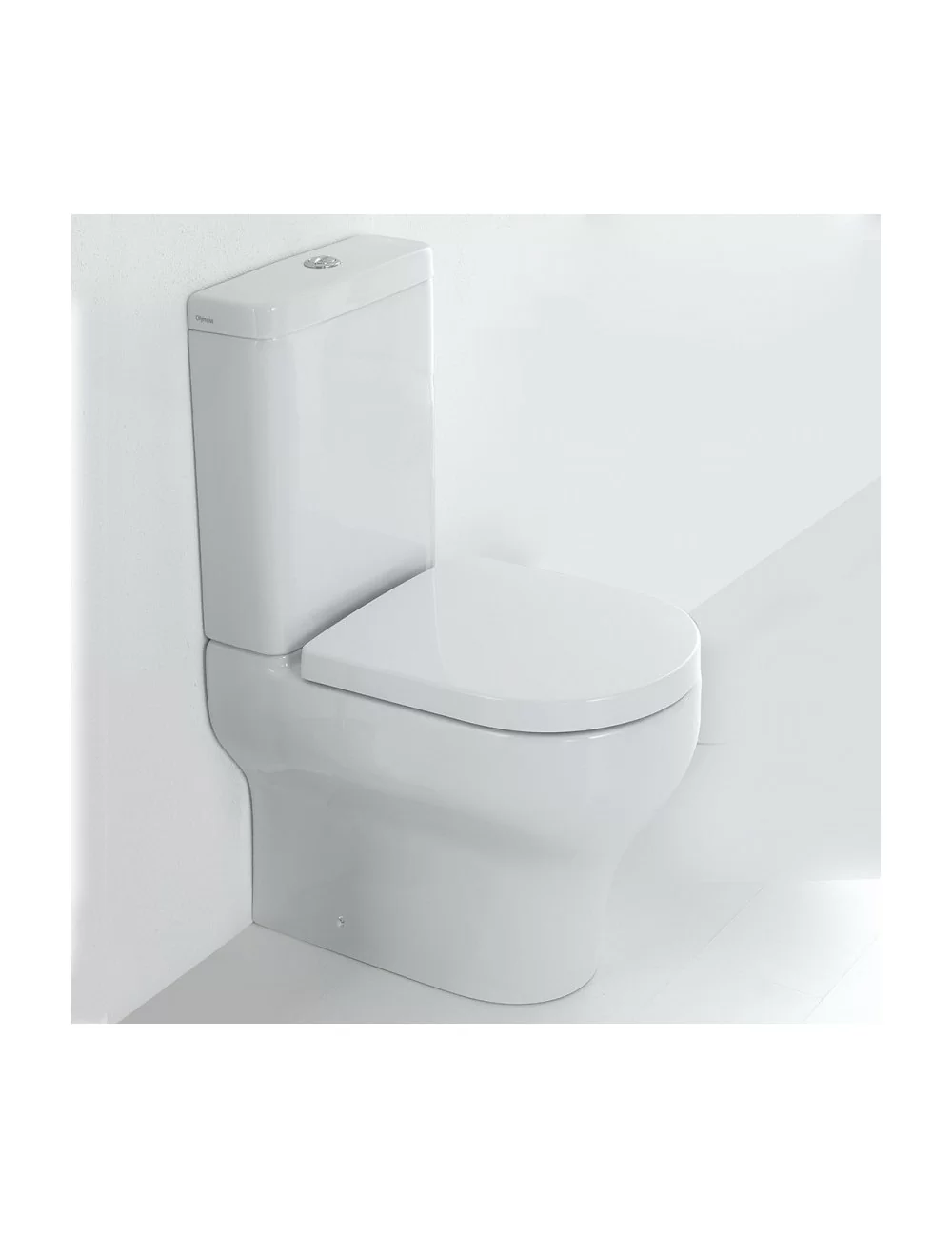 Clear series monobloc toilet with olympia ceramica cistern