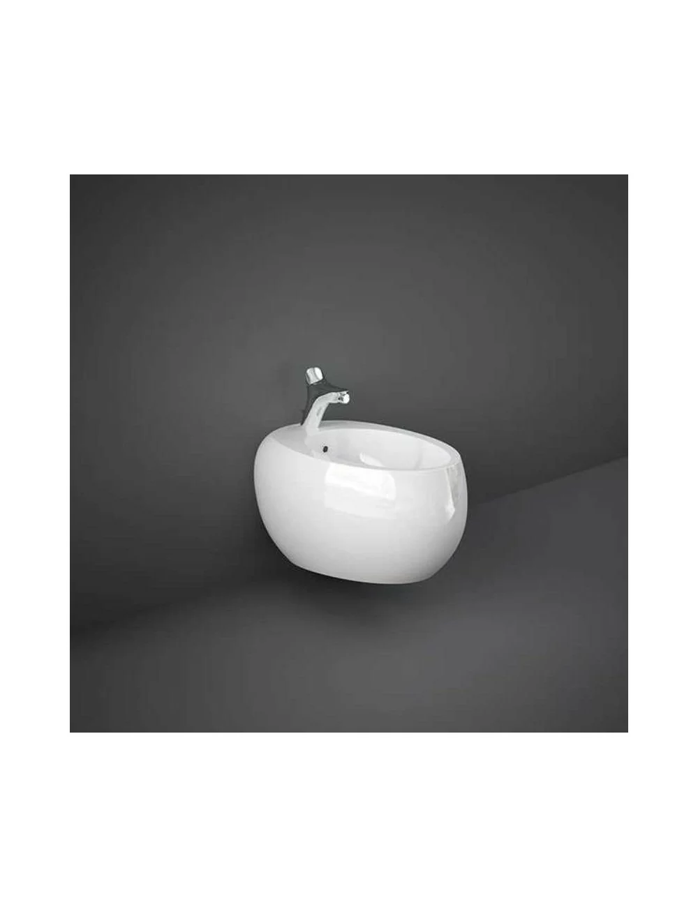 Cloud Series wall-mounted bidet by Rak Ceramics