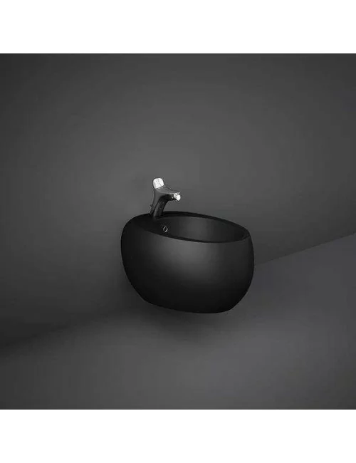 Bidet black mat wall-hung series Cloud by Rak Ceramics