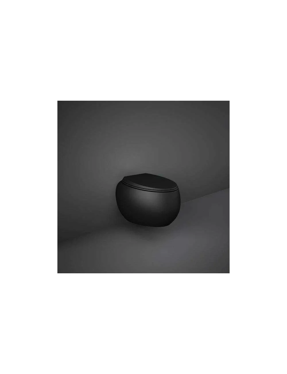 WC black mat wall-hung series Cloud by Rak Ceramics