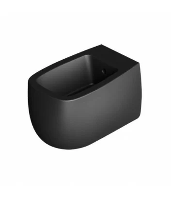 Bidet sospendu noir mat ligne Nur de Alice Ceramica