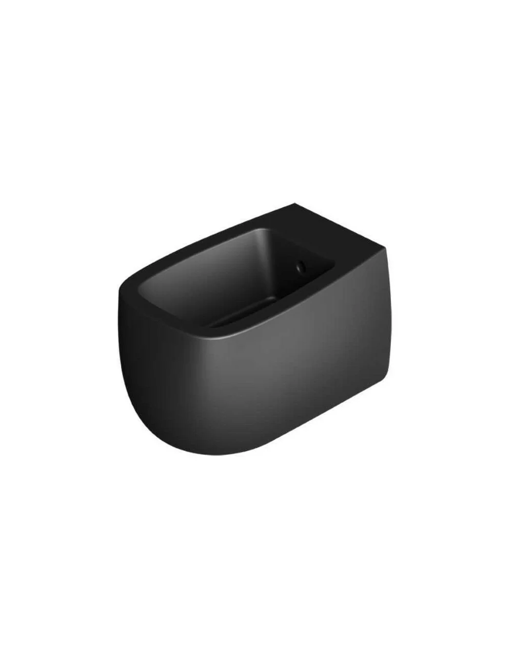 Bidet wall-hung black matt Nur line by Alice Ceramica