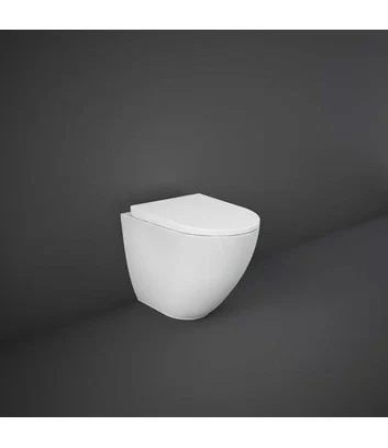 WC sur pied blanc brillant ligne Des de Rak Ceramics