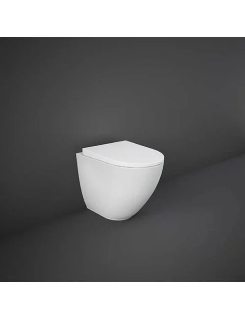WC sur pied blanc brillant ligne Des de Rak Ceramics