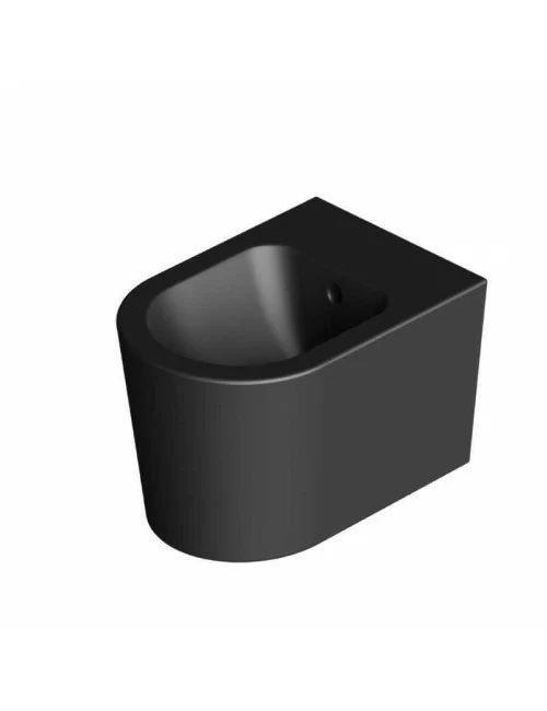Bidet nero opaco a terra serie Form di Alice Ceramica