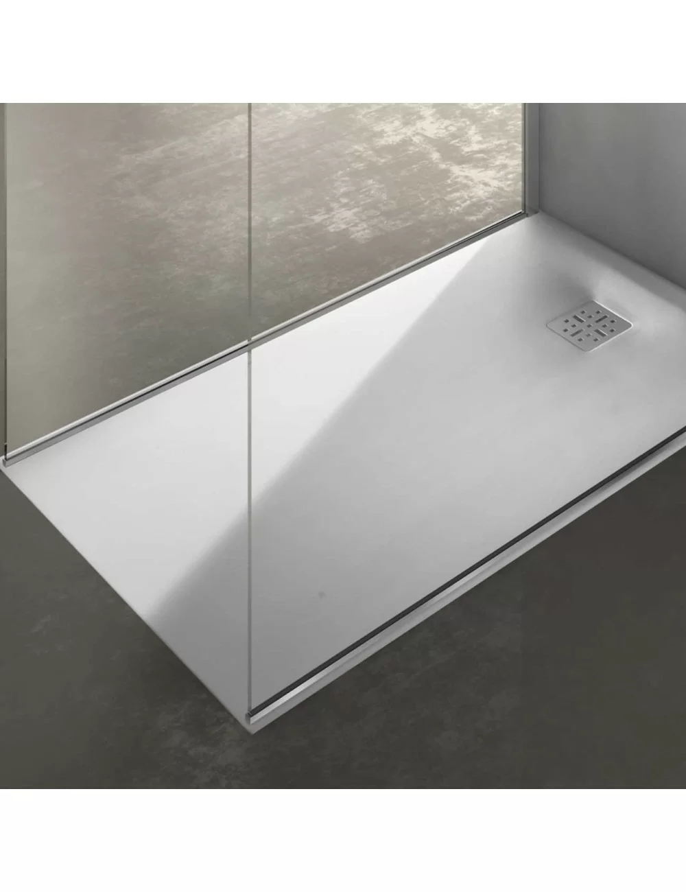 Shower tray white 120x80 Technart by Megius