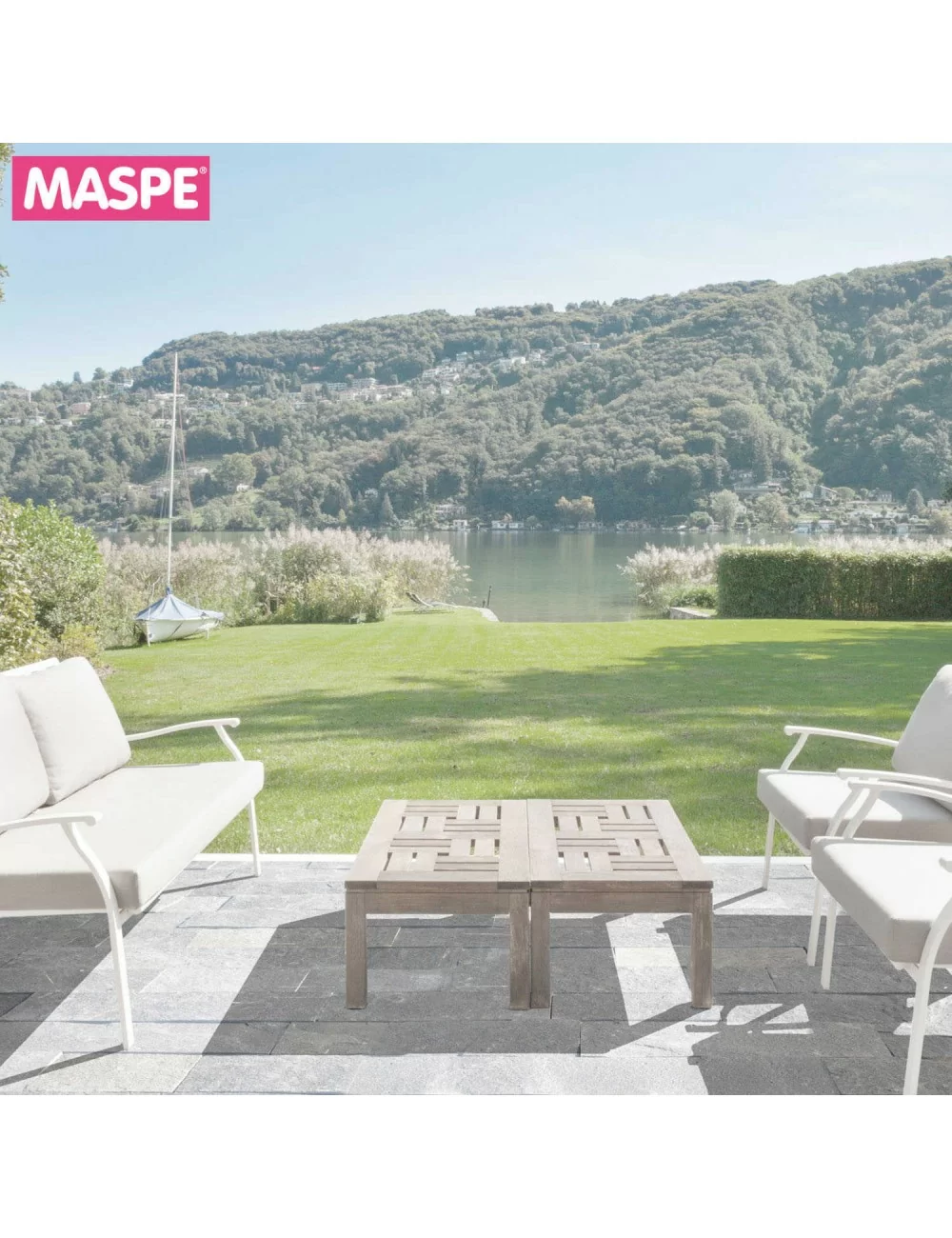 Caravaggio natural stone outdoor running paving- Maspe