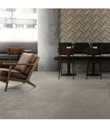 Nux taupe matt tile flooring by Fap Ceramiche