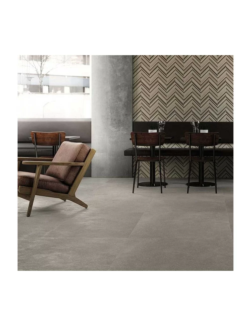 Nux taupe matt tile flooring by Fap Ceramiche Nux taupe matt tile flooring by Fap Ceramiche