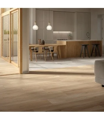 firenze rovere piastrella in gres effetto legno posata in zona giorno