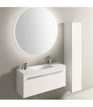 mobile monoblocco per bagno 1451 slim plus di Hafro Geromin