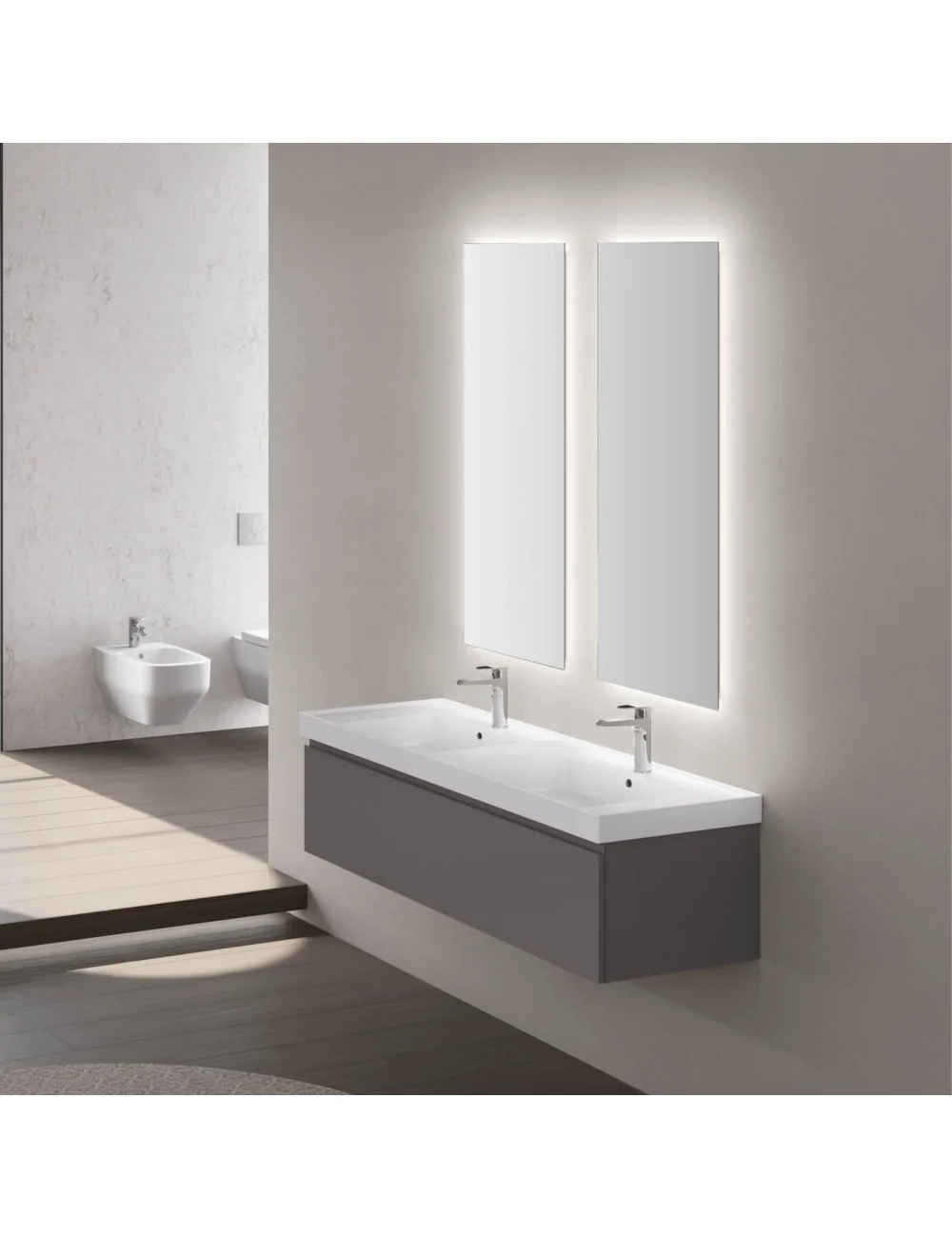 Mobile bagno monoblocco collezione Vera Plus 1801 di Hafro Geromin Mobile bagno monoblocco collezione Vera Plus 1801 di Hafro Geromin
