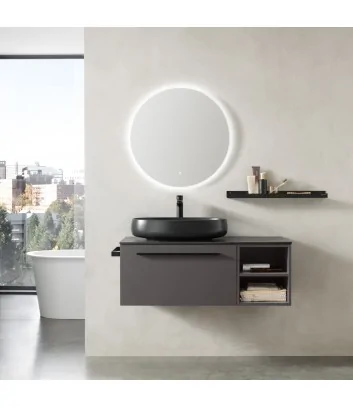 Mobile bagno monoblocco 120x50 linea Goccia di Hafro Geromin