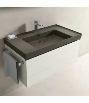 dettaglio lavabo 92x51 vera plus 1478 di Hafro Geromin