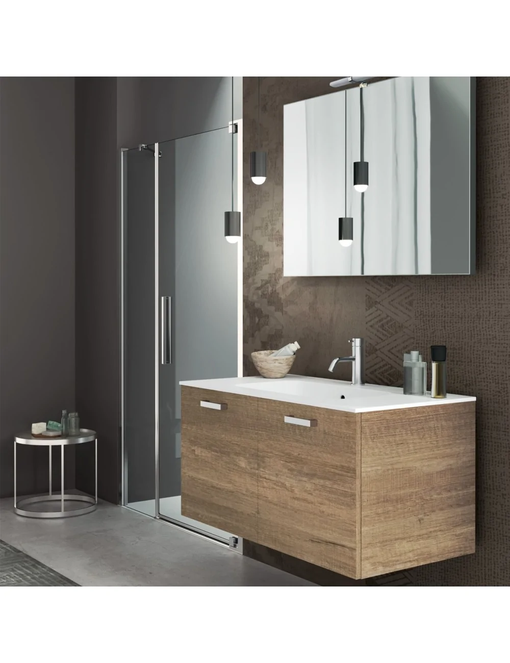 mobile bagno monoblocco da 100 cm Hafro Geromin