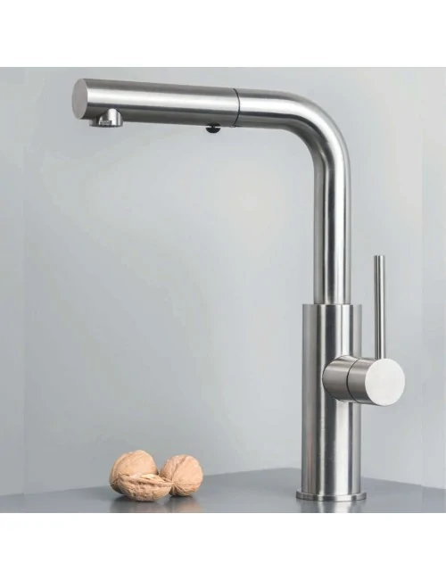 miscelatore per cucina in acciaio inox 316L serie Dylan cod. 0010028x