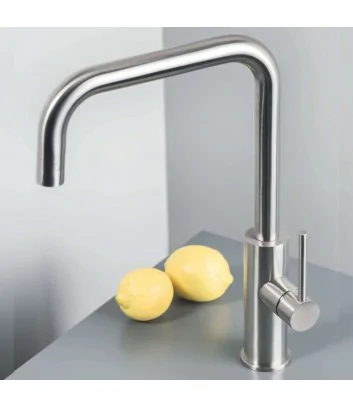 miscelatore con canna a ponte per cucina in acciaio inox serie Dylan di Super Inox