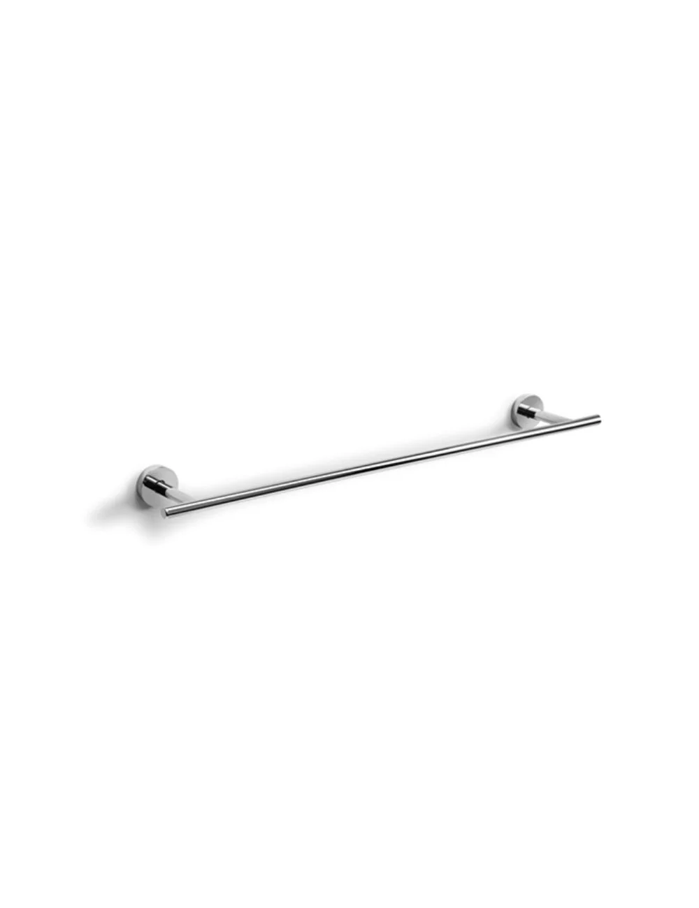 Azalea line towel rail, 330 mm, in chrome-plated brass by De Rosso