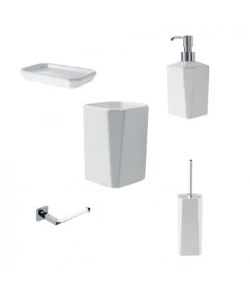 set d'accessoires de salle de bain ligne diva
