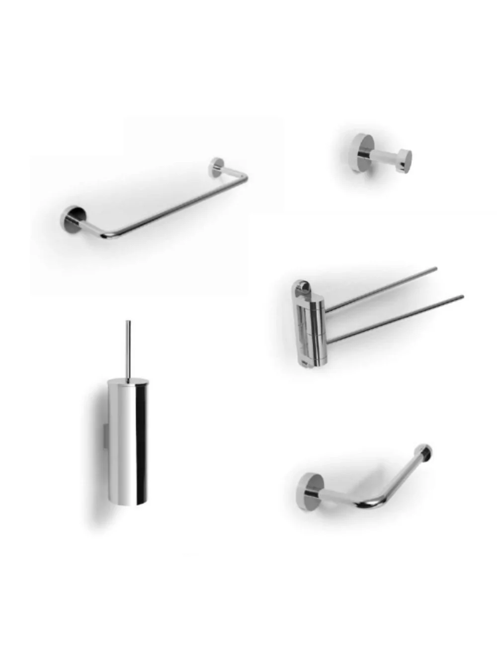 set d’accessoires de salle de bain ligne bao de de rosso