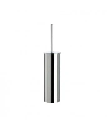 dieci line round black nickel toilet brush holder by stilhaus