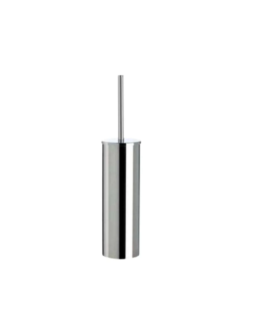 dieci line round black nickel toilet brush holder by stilhaus