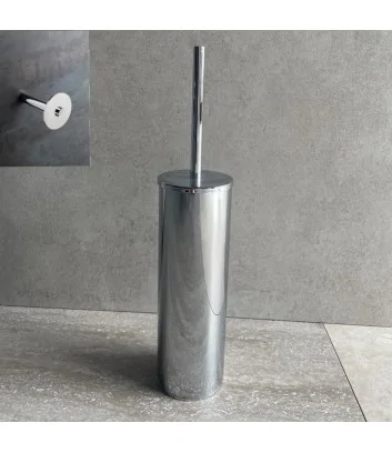 set d’accessoires de salle de bain chrome ligne totem