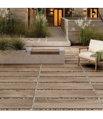pavimentazione esterna con piastrella 2 cm linea firenze color tortora
