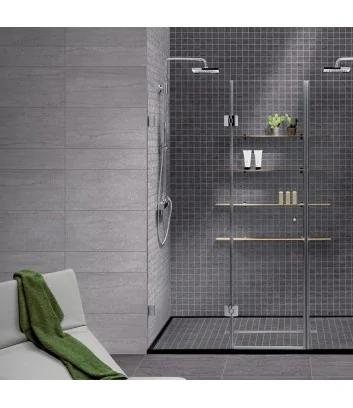 Kaleido ash natural rectified wall