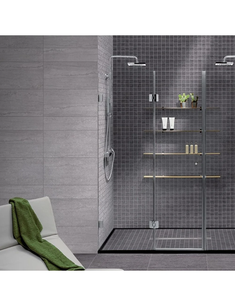 kaleido cendré naturel rectifié grés effet pierre