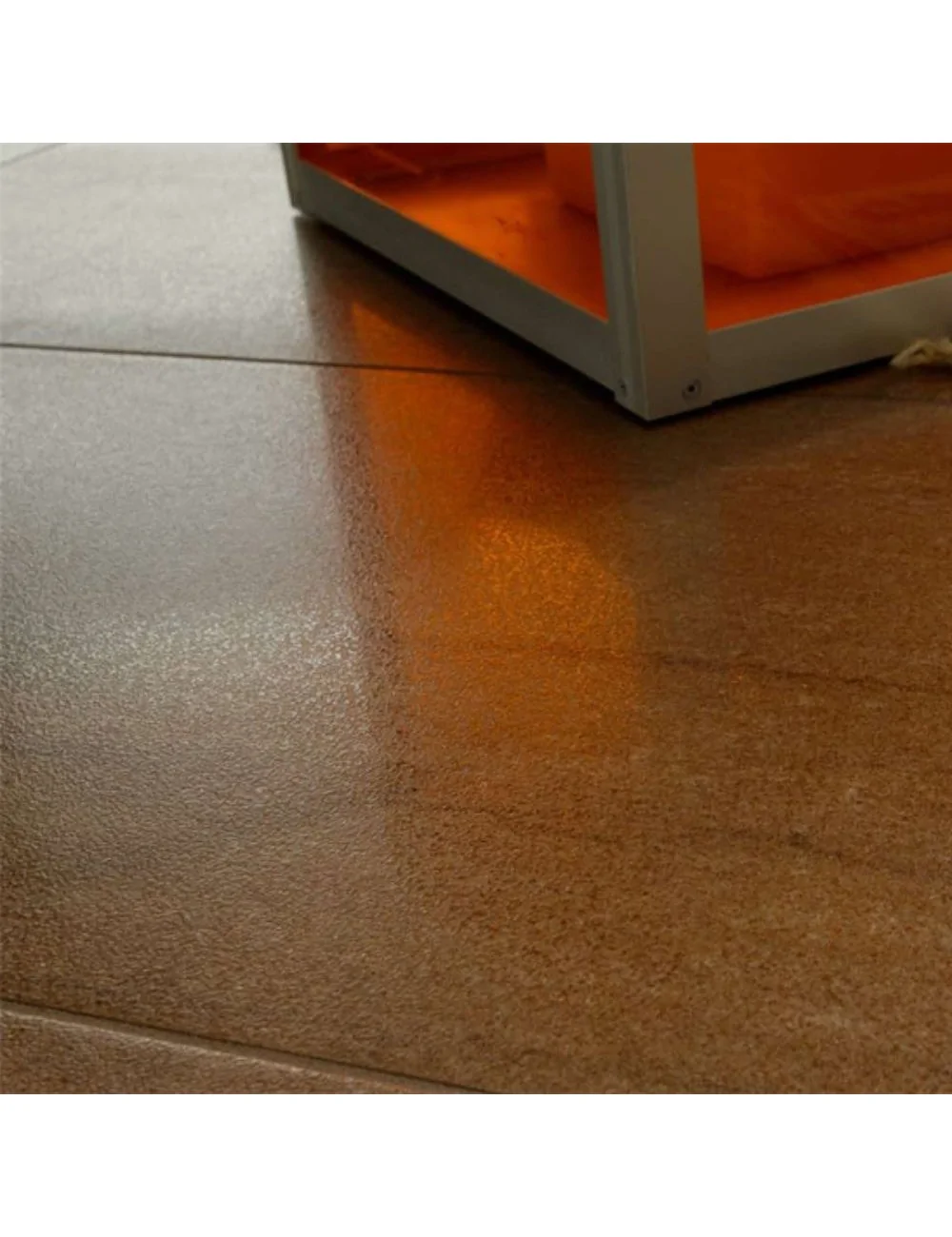 kaleido brown lapped rectified floor detail